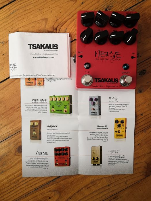 Tsakalis overdrive Nerven Boutique