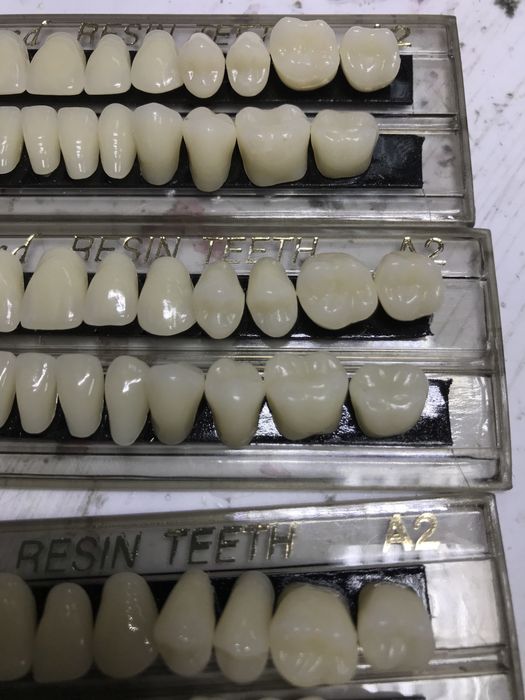 Зуби акрилові, для зубних протезів А3,А2, А1