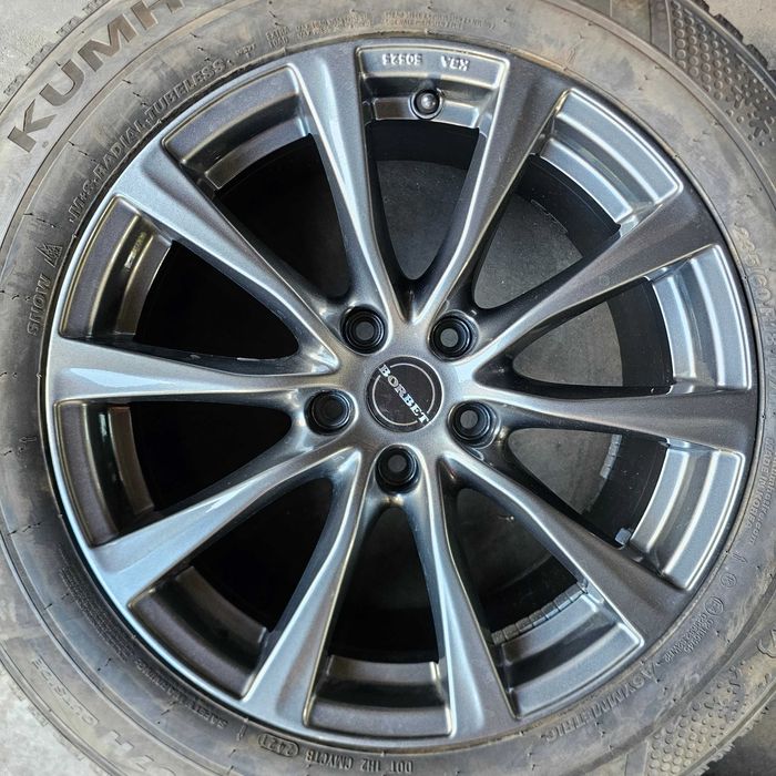 4szt używane felgi aluminiowe BORBET 8x18 ET45 5x114,3