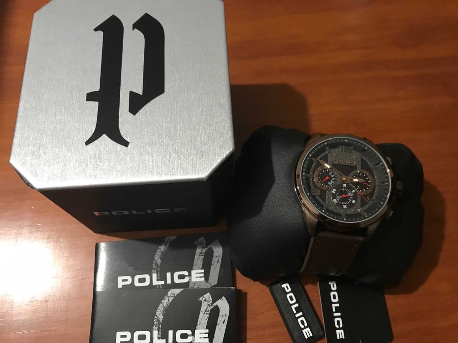 Relógio Police Castanho