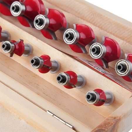 Набір фрез кальовочних, 12 шт. INTERTOOL HT-0077