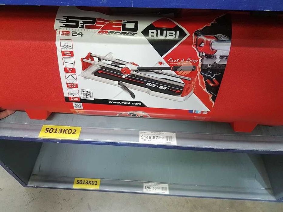 Плиткоріз ручний RUBI SPEED-62 MAGNET в кейсі (куплено новим в Англії)
