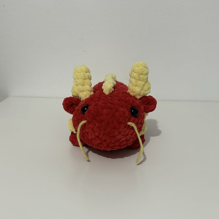 Peluche Crochet Dragão Ano Novo Chinês
