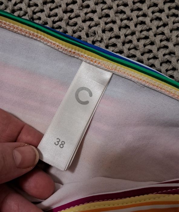 Kolorowe majtki od stroju kąpielowego Cubus, r 38 M
