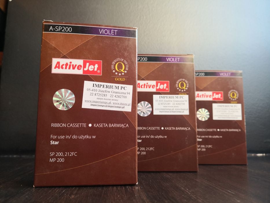 Kaseta barwiąca Active Jet dostępnych 9 szt