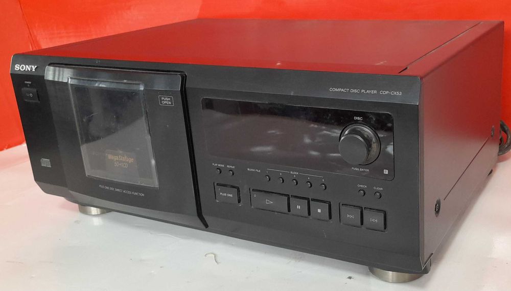 Compact Disc Player Sony mod. CDP-CX53 Max Storage 50+1 CD