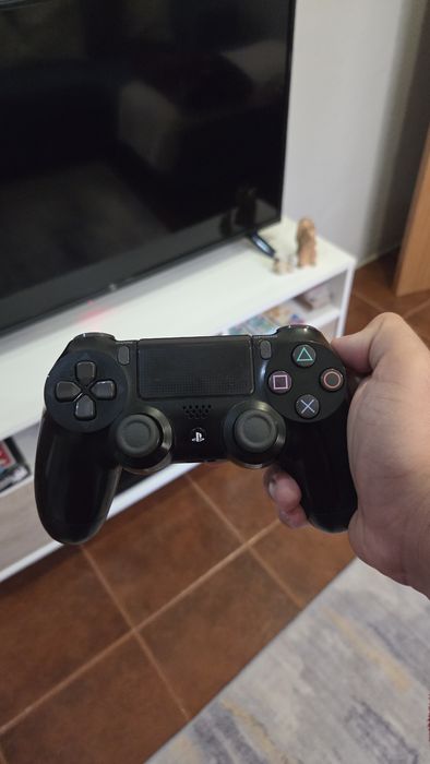 Comando PS4 DualShock 4 Original Sony - Preto Em Bom Estado