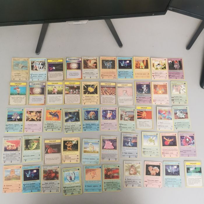 Картки покемон, карточки покемон, pokemon cards на украинском языке