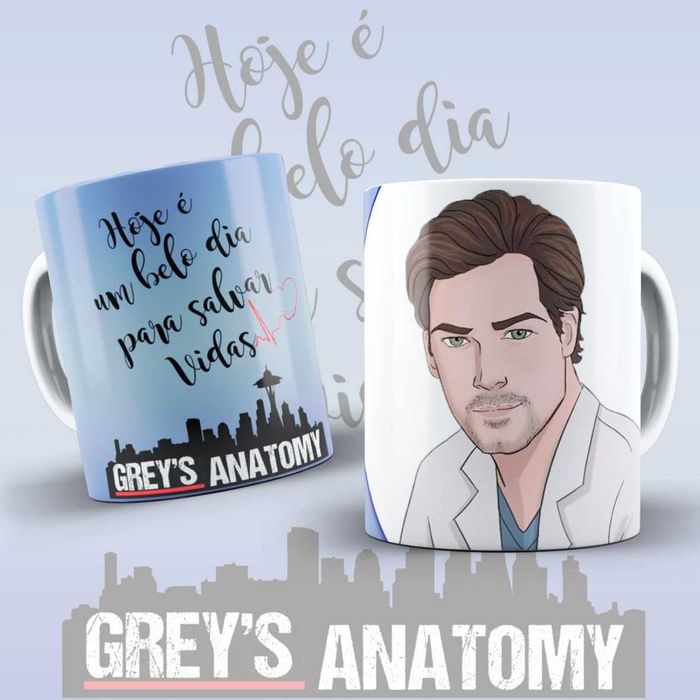 Caneca Grey's Anatomy - Série TV