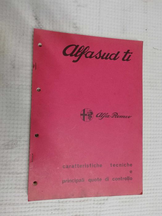 Manual Alfa Romeo Alfasud Ti