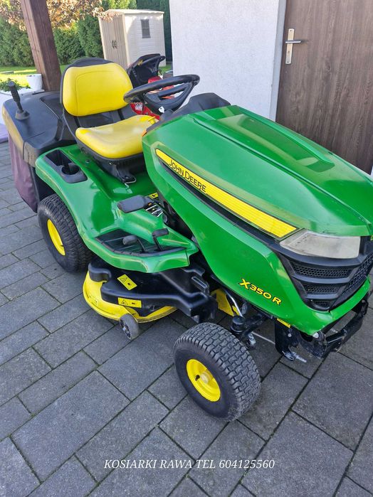 Kosiarka traktorek John deere X350r 24hp kawasaki 2019r v2