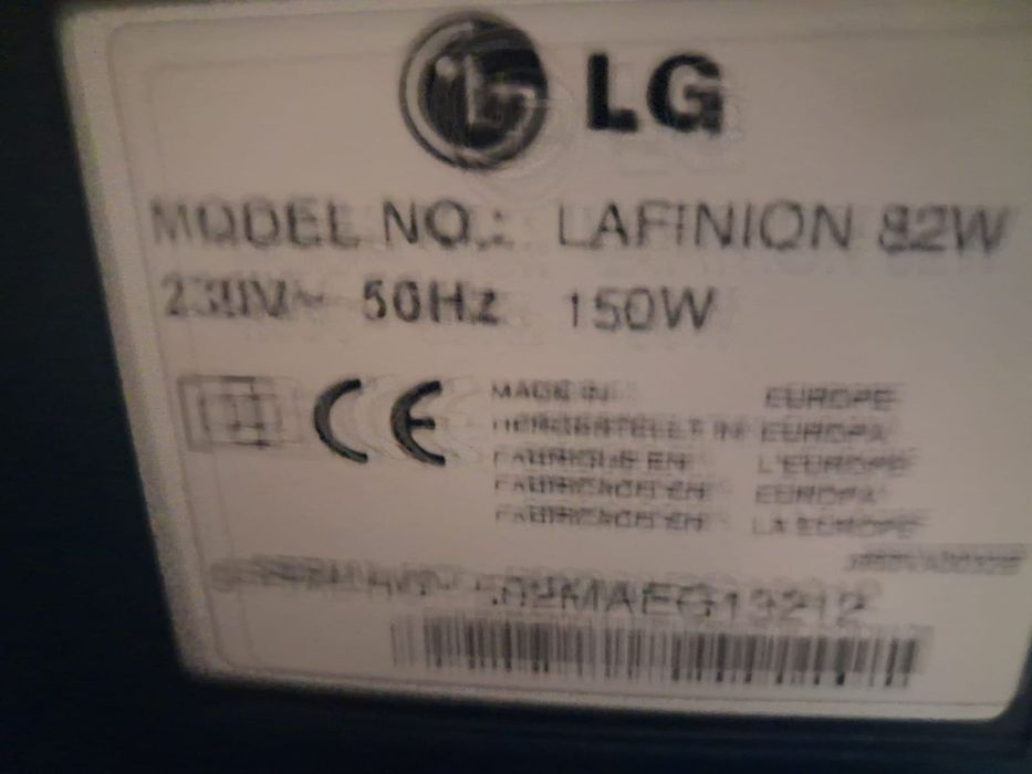 TV LG Lafinion 82W com movel