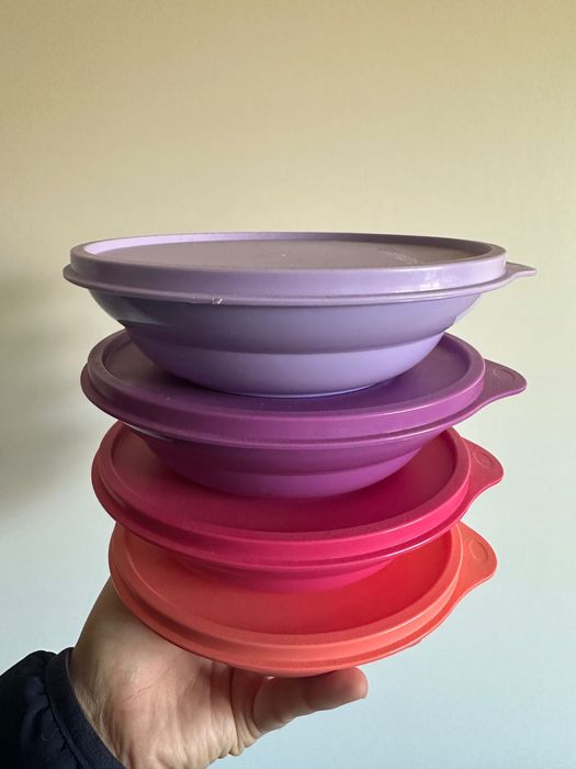 4 Caixas Coloridas (450ml) Tupperware