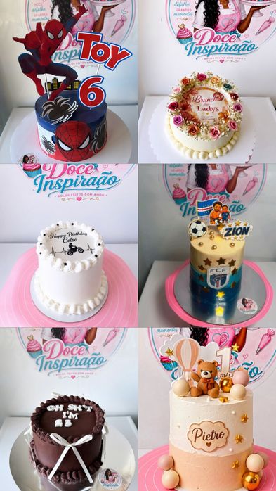 Bolos Decorados por encomenda
