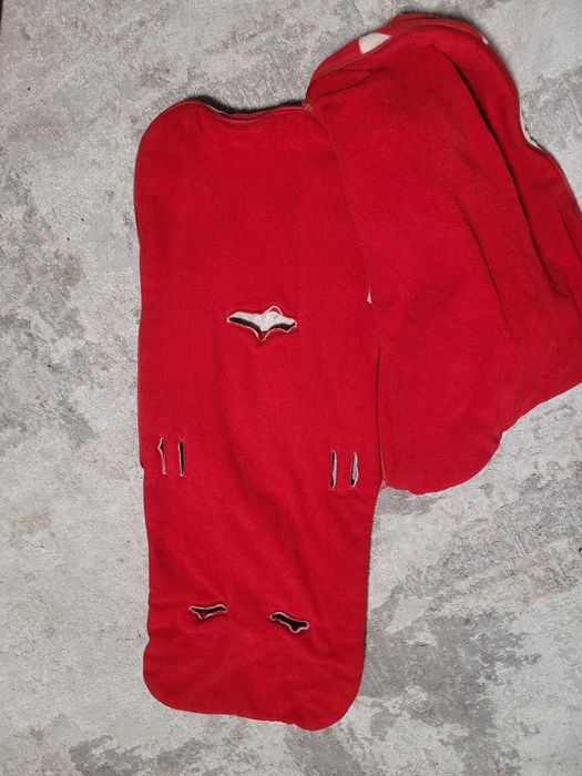 Продам зимовий конверт, футмуфт флісовий в прогулянкову коляску.Червон