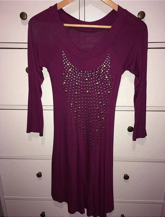 Vestido bordeaux
