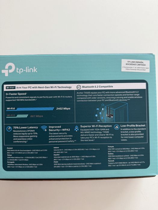 Placa de rede tplink