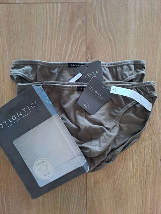Slipy męskie Atlantic, rozmiar S, 2PACK, bawełna,  super mini