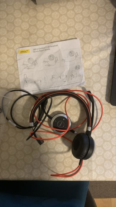 Headset Jabra Evolve 40 Stereo/Mono - Novos
