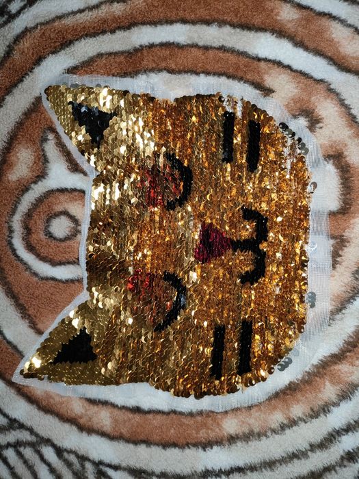 Dwustronna naszywka cekinowa - NOWA