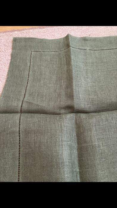 Poszewka ozdobna lniana