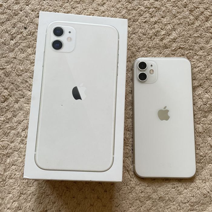 iPhone 11 white 64g 76% neverlock