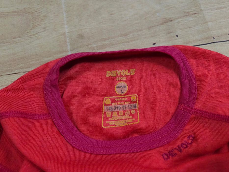 DEVOLD Sport Koszulka Damska 100 % Wełna Merino r. L