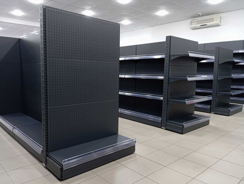 Холодильні регали/вітрини/торгові стелажі/каси/магазин під ключ/наявні