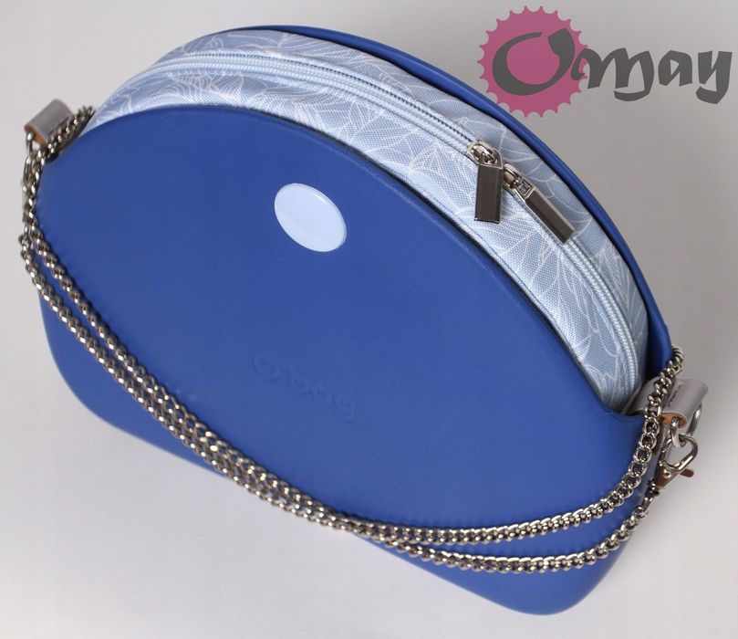 organizer do OBAG MOON LIGHT kwiaty błękit wkład 2 kieszenie OMAY