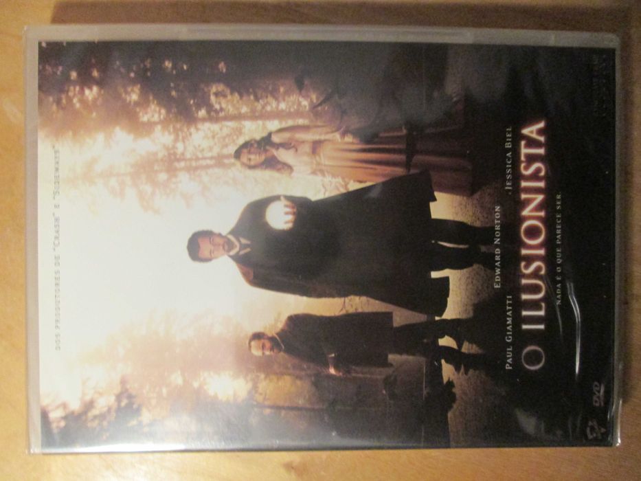DVD O Ilusionista, com Edward Norton, Jessica Biel, Paul Giamatti