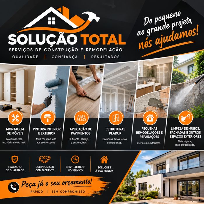 SOLUÇÃO TOTAL – Do pequeno arranjo à grande remodelação!