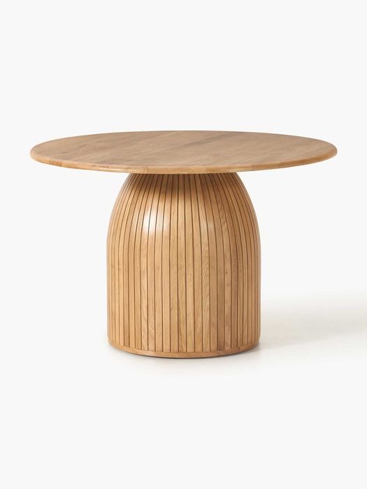 Okrągły stół z drewna dębowego Nelly Westwing