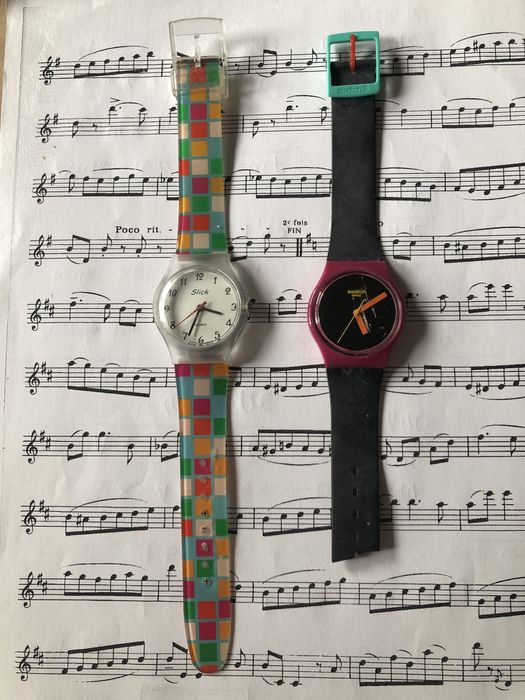 Relógio Slick usado mais 1 swatch