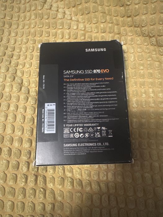 Nowy!! Samsung dysk SSD 870 EVO SATA 2,5” 1TB