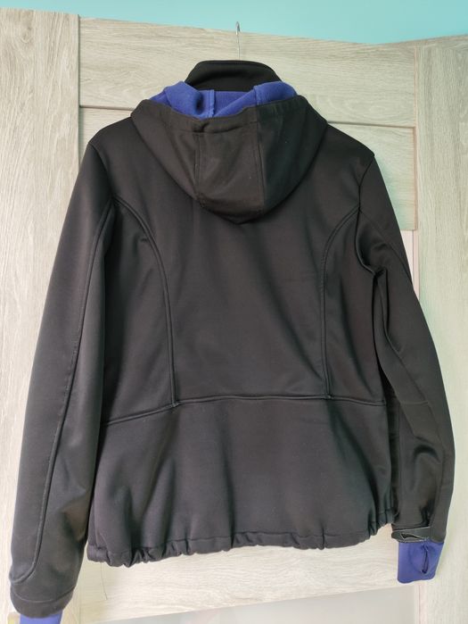 Kurtka Softshell Crivit M 40/42 czarna granatowe wstawki