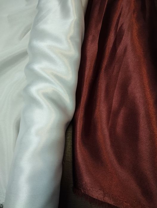 Ткань Атлас белый