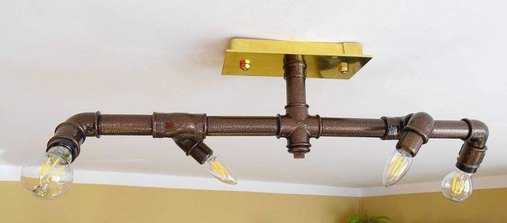 Lampa rustykalna żyrandol