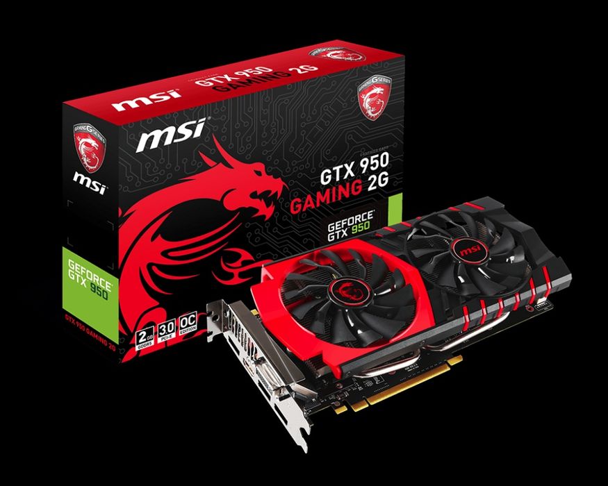 Видеокарта NVIDIA MSI GTX 950 2Gb