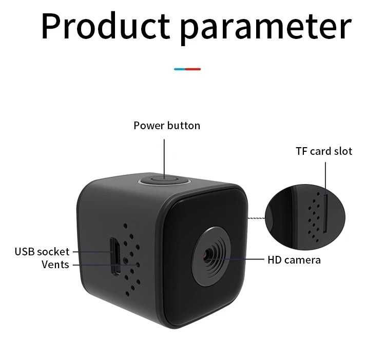 Action Cam/Mini Camera SQ28 Full HD 1080P a Prova de Agua| NOVA