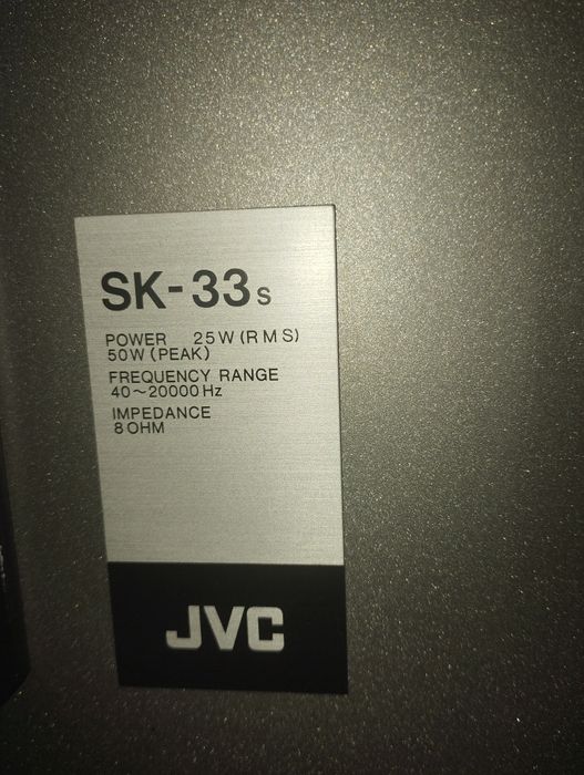 Kolumny głośnikowe JVC vintage
