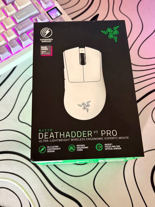 razer deathadder v3 pro - купить компьютеры и комплектующие - Цена