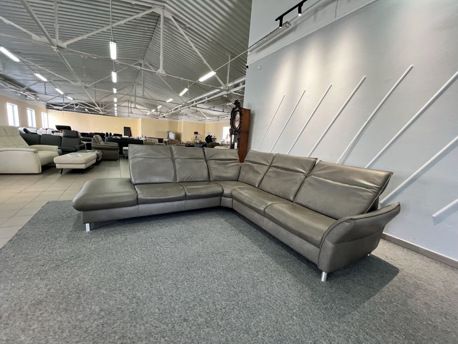 Диван шкіряний кутовий нерозкладний