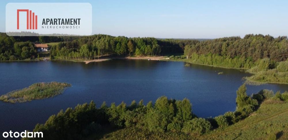 Działki wśród natury las jezioro plaża staw Miastk