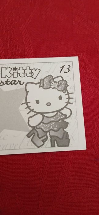 Cromo Hello Kitty, n° 13, novo