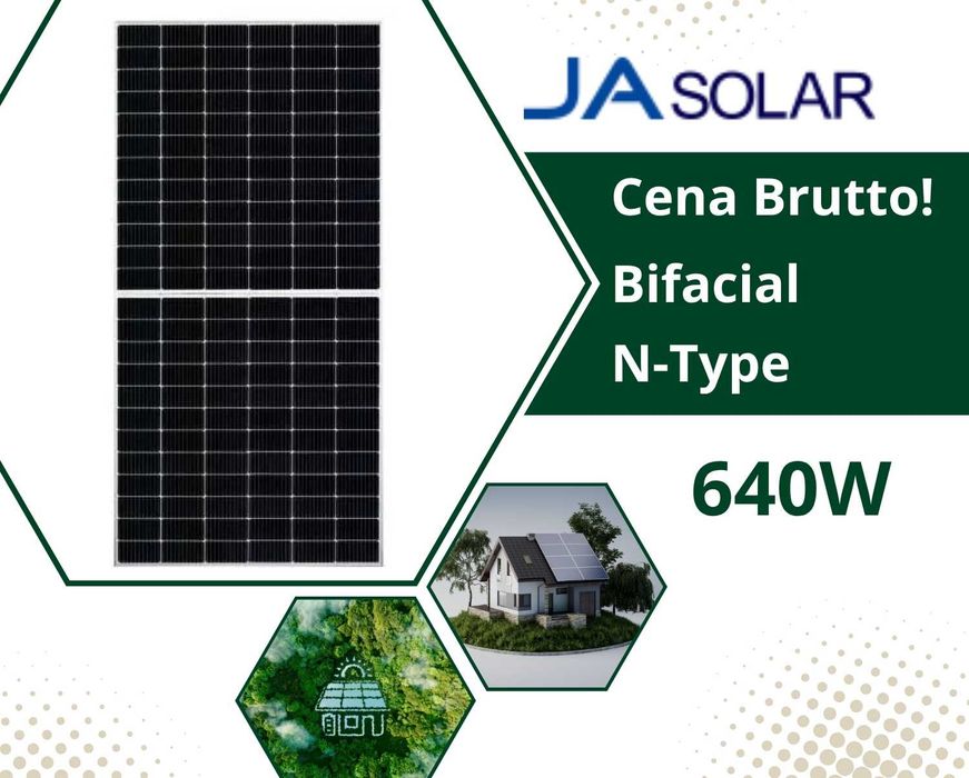 Panele Fotowoltaiczne 640W Ja Solar JAM72D42-640/LB_SF | Fotowoltaika Jinko Longi