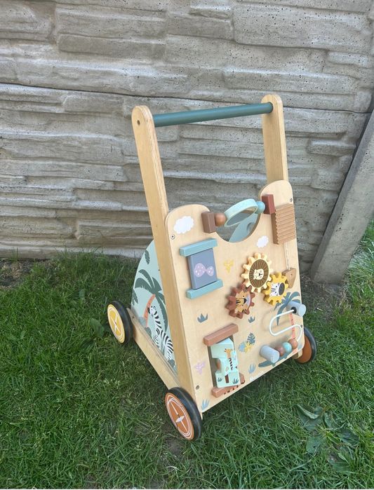 Jeździk chodzik dla dziecka niemowlę drewniany