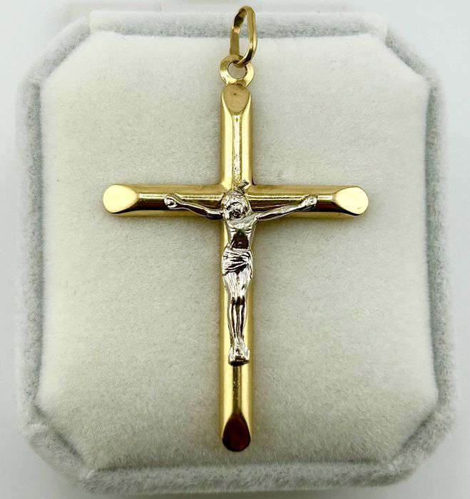 Złota zawieszka Krzyż krzyżyk 1,74 g PR.585 14K