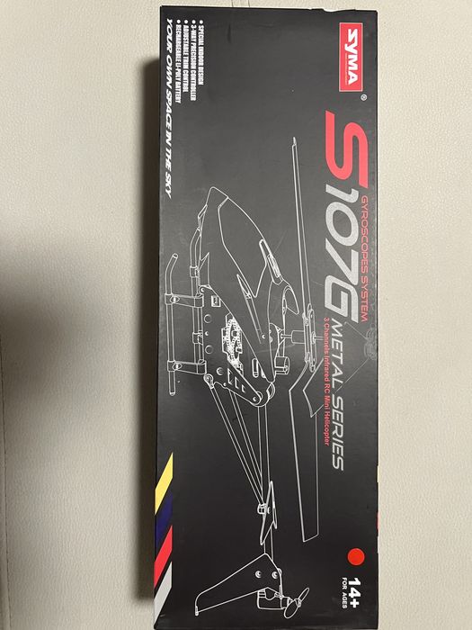 Mini helicóptero de controle remoto Syma S107G