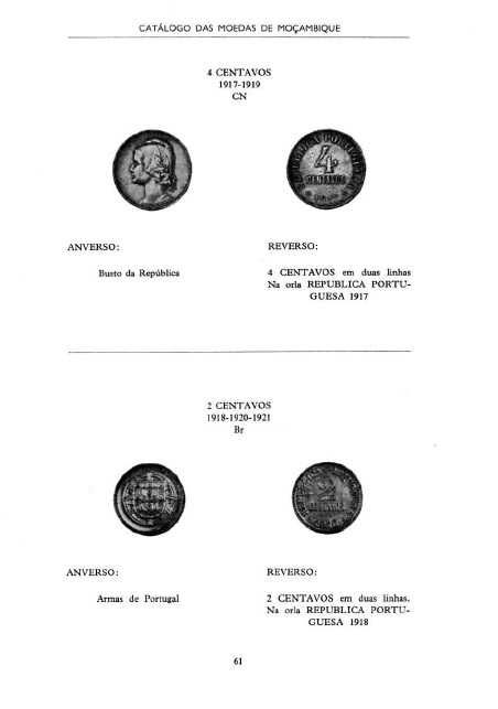 Moçambique  - - - Catálogo de Moedas de Moçambique - - Livro de Moedas