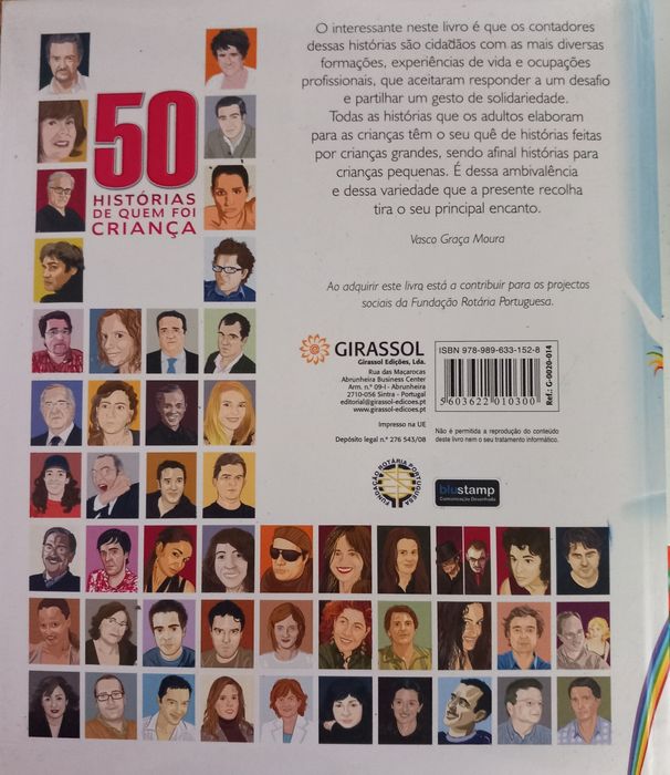 Livro - 50 Historias de quem foi Criança